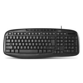 1LIFE KB:FLOW TECLADO MULTIMEDIA CON CABLE - PT