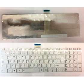 KEYBOARD TOSHIBA 0KN0-ZW3PO23 | 9Z.N7USU.B06 | H000045890 | NSK-TVBSU | WK1252 | 0KN0-ZW1PO23 | H000045430 - WHITE TECLADO TOSHIBA C850 | C850D | C855 | C855D PT