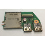 PLACA DE PORTAS USB TOSHIBA SATELLITE L650-107 USADO