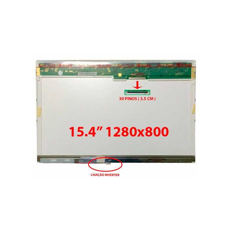 Ecrã LCD – 15.4" WXGA (1280x800)