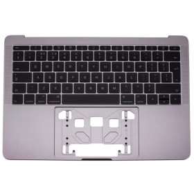 CARCAÇA + TECLADO ( TOP CASE ) PALMREST APPLE MACBOOK PRO 13" A1708 EMC 2978 | EMC 3163 | EMC 3164 ( 2016 - 2017 ) CARCAÇA TECLADO TOP CASE PALMREST APPLE MACBOOK PRO 13" A1708 EMC 2978 EMC 3164 2016 2017