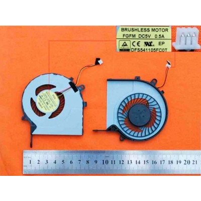 VENTILADOR TOSHIBA SATELLITE C55-C | L50-C | L55-C | P50-C | S55-C - 3 PINES