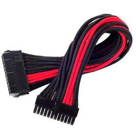 CABLE DE EXTENSIÓN DE ALIMENTACIÓN MACHO | HEMBRA - 24 PINES 30CM