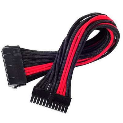 CABO EXTENSOR DE ALIMENTAÇÃO MACHO | FEMEA - 24 PINOS 30CM