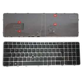 TECLADO HP ZBOOK 15U G3 15U G4 MOBILE WORKSTATION SILVER