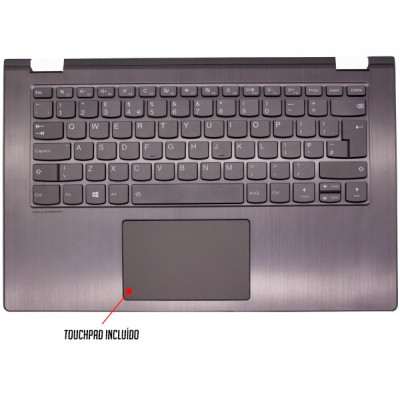 CARCAÇA + TECLADO + TRACKPAD ( TOP CASE ) PALMREST LENOVO IDEAPAD YOGA 530-14 | 530-14IKB | 530-14ARR