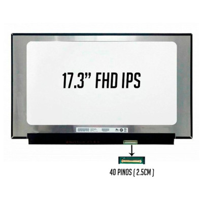 ECRA LCD NV173FHM-NX1 V8.0 B173HAN04.7 B173HAN04.4 B173HAN04.9 NV173FHM-N44 NV173FHM-N4A FHD IPS 40 PINOS