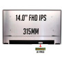 PANTALLA LCD LP140WF9 SP D1 | NE140FHM-N44 | NV140FHM-N63 V8.1 | LP140WFA (SP)(M1) | NV140FHM-N4F | N140HCE-ET2 | N140HCA-E5B