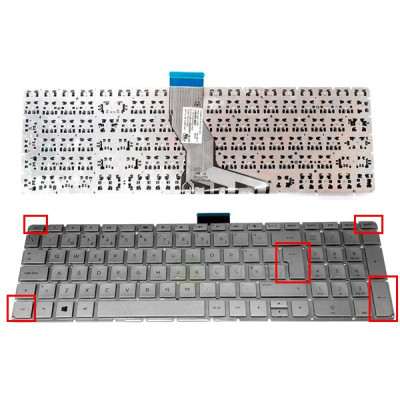 TECLADO HP 15G-BR SERIES | 15G-BR009TX | 15G-BX002AX | 15G-DR0008TU | 15T-BR000- SEM MOLDURA