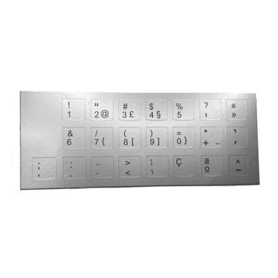 KIT DE PEGATINAS PARA TECLADO PT PORTUGUÉS -  BLANCO | GRIS | PLATA