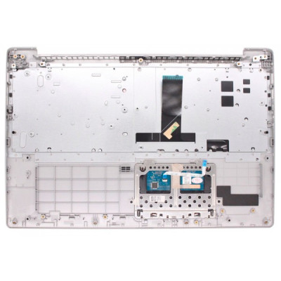 CARCAÇA + TECLADO + TOUCHPAD ( TOP CASE ) PALMREST LENOVO IDEAPAD 330S-15 | 330S-15IKB | 330S-15AST | 330S-15ARR - SILVER