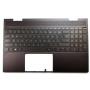 CARCAÇA + TECLADO ( TOP CASE ) PALMREST HP ENVY X360 15-EE | 15-EE0000NA | 15-EE0001NC | 15-EE0002NA | 15-EE0003NN | 15-EE0004NN