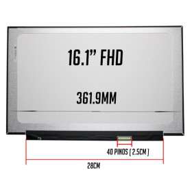 DISPLAY LCD HP VICTUS 16-D | 16-D0002NP | 16-D0004NP | 16-D0005NP | 16-D0010NP | 16-D0012NP | 16-D0016NP | 16-D0021NP ECRA LCD NV161FHM-NY2 | NV161FHM-NX2 | NV161FHM-NX2 V3.0 - 16.1" FHD