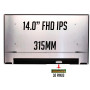 ECRA LCD INSYS 14P GW1-W148 14P WH1-140P 14.0" FHD IPS
