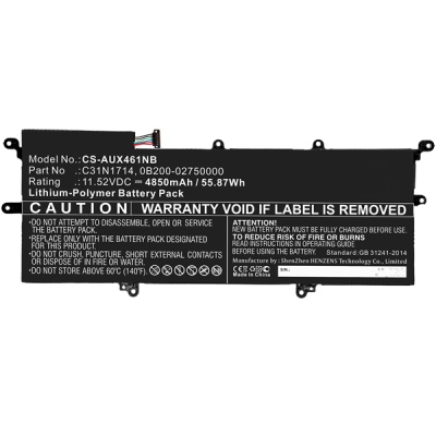BATERÍA ASUS C31N1714 | 0B200-02750000 - 11.52V