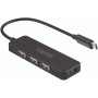 HUB APPROX USB-C CON 3x USB 2.0 Y 1x USB 3.0 - VELOCIDAD DE HASTA 5 GBIT/S