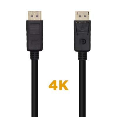 CABLE DISPLAYPORT V1.2 4K@60HZ - DP/M-DP/M - 1.0M - NEGRO