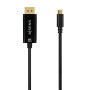 AISENS USB-C CONVERTER CABLE TO DISPLAYPORT 8K@60HZ - USB-C/M-DP/M - 0.8M - BLACK