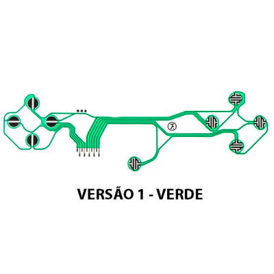 CONTROLLER KEYPAD CONDUCTIVE FILM DUALSENSE 5 - PLAYSTATION 5 ( PS5 ) – VERSION 1 GREEN