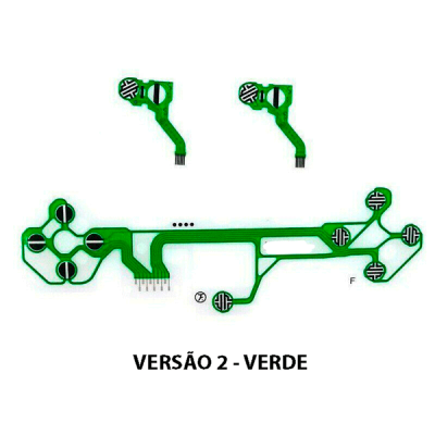 FLEX CONDUTORA DE BOTÕES DUALSENSE 5 - PLAYSTATION 5 ( PS5 ) – VERSÃO 2 VERDE