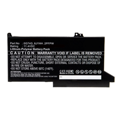 BATTERY DELL 0G74G | 8JYHH | 2PFPW | DJ1J0 | 451-BBZL | PGFX4 | 0NF0H - 11.4V