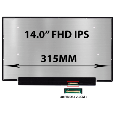 PANTALLA LCD M140NVF7 R0 | M140NVF7 R0 1.7 | LM140LF1F01 | LM140LF1F02 | LQ140M1JW49 - 14.0" FHD IPS