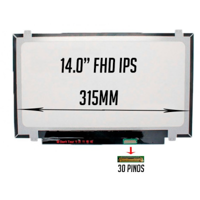 DISPLAY LCD INSYS 14P GW1-W148 | 14P WH1-140P - 14.0" - FHD - IPS - 30 PINS