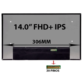 PANTALLA LCD NV140WUM-N43 | N140JCA-EEL | B140UAN03.2 - 14.0” FHD+ IPS