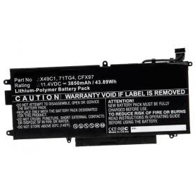 BATERIA DELL LATITUDE 5289 2-IN-1 | 7390 2-IN-1 - 71TG4 | CFX97 | X49C1