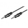 AUDIO EXTENSION CABLE JACK 3.5MM MALE | MALE - 25CM