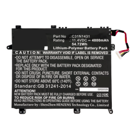 BATERIA ASUS VIVOBOOK E403 | E403NA | E403SA | R416 | R416NA | R416SA | L403NA SERIES - C31N1431 BATERIA ASUS VIVOBOOK E403 | E403NA | E403SA | R416 | R416NA | R416SA | L403NA SERIES - C31N1431