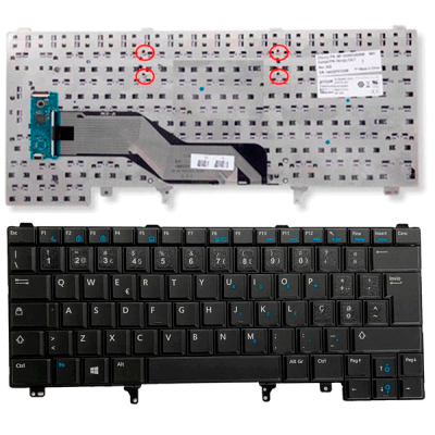 KEYBOARD DELL LATITUDE E5420 | E5430 | E6220 | E6230 | E6320 | E6330 | E6420 | E6430 | E6440 | XT3