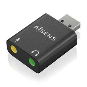 AISENS CONVERSOR USB-A A AUDIO 48KHZ - USB-A/M-2XJACK 3.5/H AISENS CONVERSOR USB-A A AUDIO 48KHZ - USB-A/M-2XJACK 3.5/H