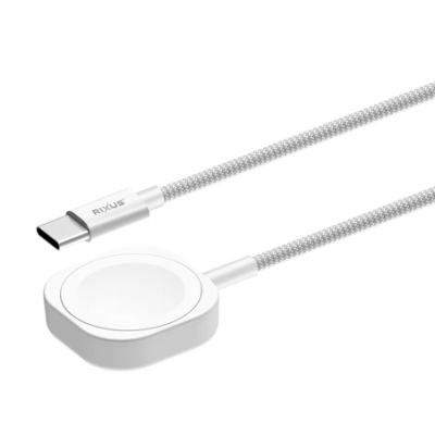 FAST CHARGING CABLE FOR APPLE WATCH RIXUS RXUC19 - 1M - WHITE
