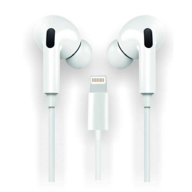 AURICULARES TECHONETECH EAR TECH HOP – CONECTOR LIGHTNING - MICROFONE INTEGRADO - ASSISTENTE DE VOZ