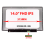 ECRÃ LCD N140HCE-EN2 | N140HCE-EN2 REV.C2 | N140HCE-EN2 REV.C3 | NV140FHM-N61 | NV140FHM-N61 V8.0 - 14.0" FHD IPS