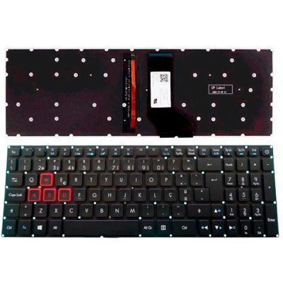 TECLADO ACER NITRO 5 AN515-41 | AN515-42 | AN515-51 | AN515-52 | AN515-53 SERIES