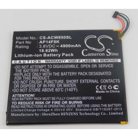 BATTERY ACER ICONIA TAB A1-850 | B1-810 | B1-820 | W1-810 | PREDATOR 8 ( GT-810 ) - AP14F8K