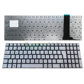 KEYBOARD ASUS 9Z.N8BBQ.G06 | 0KNB0-6620PO00 | 0KN0-M32PO13 | 9Z.N8BBU.G06 - SILVER