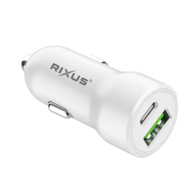 CARGADOR DE ENCENDEDOR DE COCHE RIXUS RXCC16 USB-A + USB-C - CARGA RÁPIDA 38W CARGADOR DE ENCENDEDOR DE COCHE RIXUS RXCC16 USB-A + USB-C - CARGA RÁPIDA 38W
