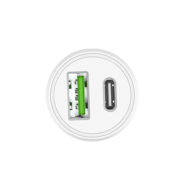 CARREGADOR DE ISQUEIRO DE CARRO RIXUS RXCC16 USB-A + USB-C - CARREGAMENTO RÁPIDO 38W