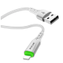 CHARGING CABLE USB FOR LIGHTNING RIXUS RXUC21AL – 1M - WHITE