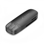 LECTOR DE TARJETAS EXTERNO VENTION USB 2.0 – NEGRO