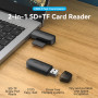 LECTOR DE TARJETAS EXTERNO VENTION USB 2.0 – NEGRO