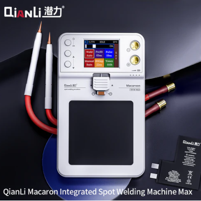 SOLDADORA DE PUNTOS INTEGRADA QIANLI MACARON MAX PARA BATERÍAS DE IPHONE