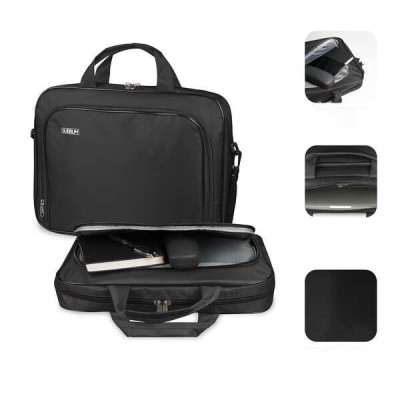 MALA PARA PORTATEIS ATÉ 16" SUBBLIM MALETIN OXFORD - PRETO