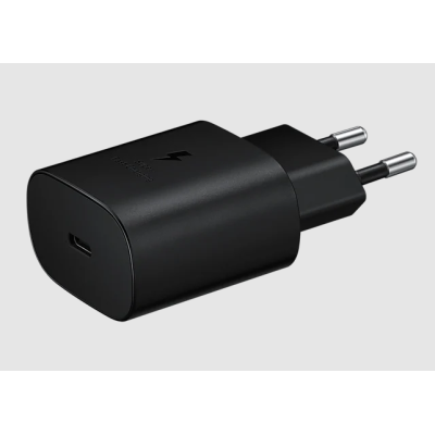 CARGADOR USB-C ( TIPO-C ) - 25W – CARGA RÁPIDA – NEGRO