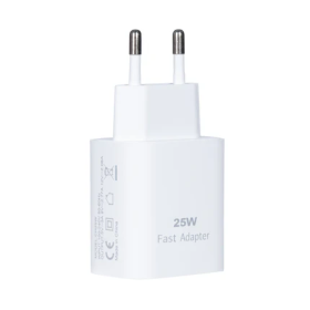CARGADOR USB-C ( TIPO-C ) - 25W – CARGA RÁPIDA – BLANCO CARGADOR USB-C ( TIPO-C ) - 25W – CARGA RÁPIDA – BLANCO