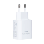 CARREGADOR USB-C ( TIPO-C ) - 25W – CARREGAMENTO RÁPIDO – BRANCO