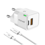 CARREGADOR RIXUS RXHC11 COM CABO USB-C DE 100CM – 25W